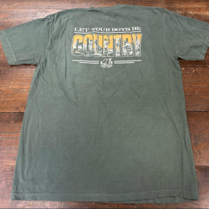 Let Your Boys Be Country Tee - Moss