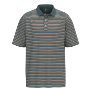 Somerset Stripe Polo - Blue Forest
