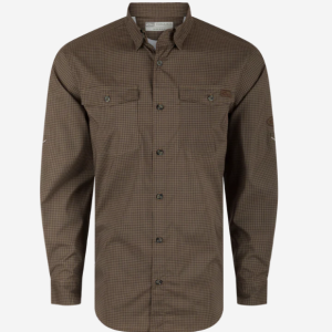 Frat Gingham Check Button Down - Chocolate Chip