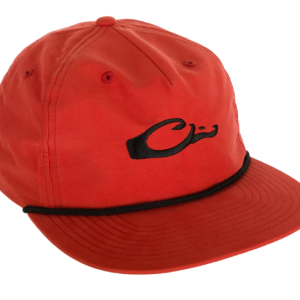 Drake Logo Rope Hat- Dark Orange/Black