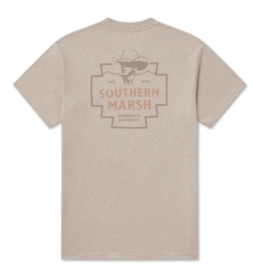Cowboy Badge Tee - Washed Burnt Taupe
