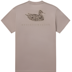 SEAWASH™ Tee - Retro Duck Originals  - Burnt Taupe