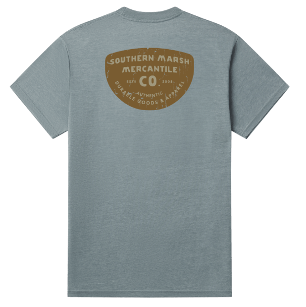 SEAWASH™ Tee - Mercantile Badge - Burnt Sage