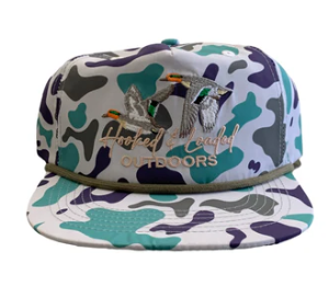 Greenwing White Old School Hat