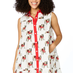 The Georgia Bulldogs Poplin Tank Dress