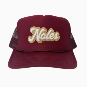 Noles Double Puff Script - GarnetTrucker