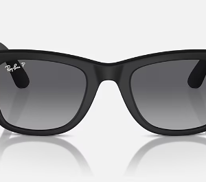 Meta Wayfarer Matte Black Polar Gradient Graphite