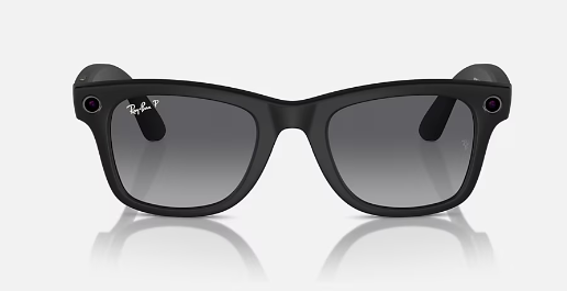 Meta Wayfarer Matte Black Polar Gradient Graphite