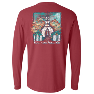 Little White Church LS - Crimson