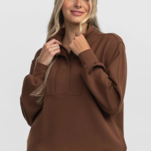AstroKnit Performance Qtr Zip - Espresso