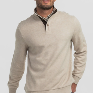Sweater Fleece Elevated Pullover - Sesame