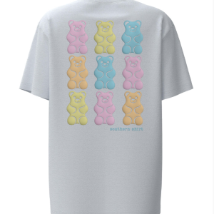 Beary Sweet Puff Print Tee - Bright White