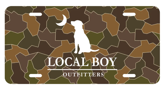 License Plate - Lowcountry Camo