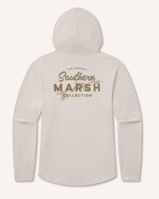 Classic Hoodie Tee - Three Ducks - Washed Oatmeal