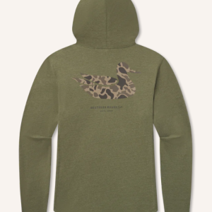 Classic Hoodie Tee - Duck Originals - Washed Dark Green
