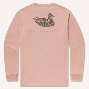 Seawash™ Tee - Retro Duck Originals - Long Sleeve - Salmon