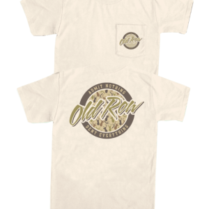 Deer Camo Circle Logo Pocket Tee - Ivory