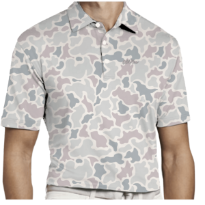 Camo Polo - Grey