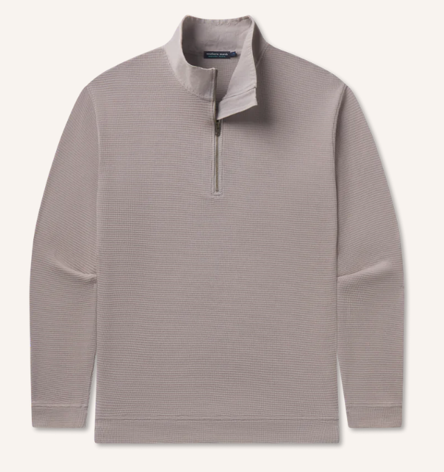 Copperton Waffle Vintage Pullover - Light Gray