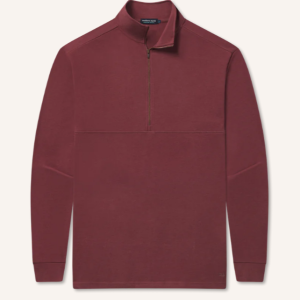 Woods Cross Brushed Pullover - Maroon