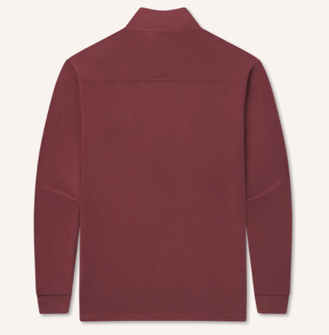Woods Cross Brushed Pullover - Maroon - Image 2