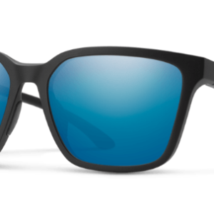 Shoutout Matte Black + ChromaPop Polarized Blue Mirror Lens