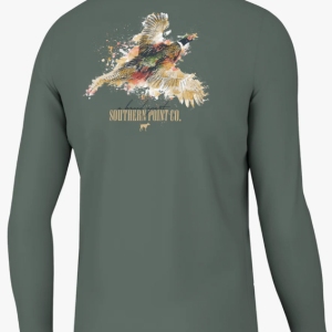 Splatter Series Pheasent LS Tee - Sycamore