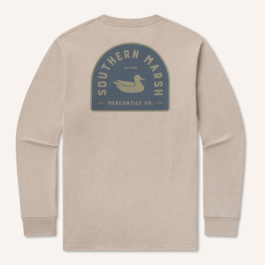 Mercantile Dome Tee - Long Sleeve Tee - Washed Burnt Taupe