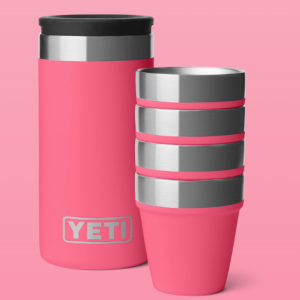 YETI® Shot Glass Set with Carrying Case - Tropical Pink