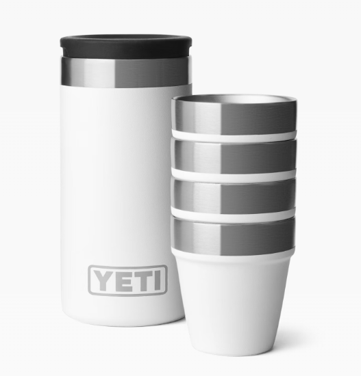 YETI® Shot Glass Set with Carrying Case - White