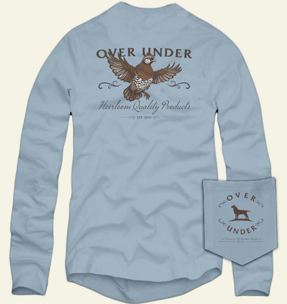 Long Sleeve Heirloom Quail - Skyride