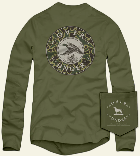 Long Sleeve Mallard Shoot II - Moss