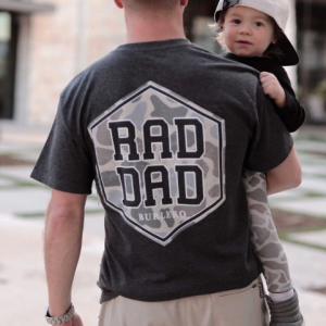 SS Tee - Rad Dad - Heather Black