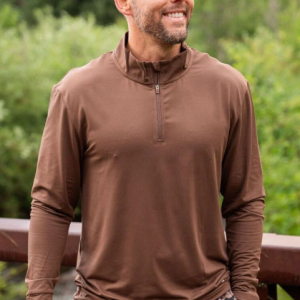 Performance Quarter Zip - Heather Brown
