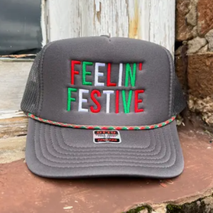 Feelin' Festive Foam Trucker - Black