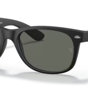 New Wayfarer Rubber Black G-15 Polarized Green