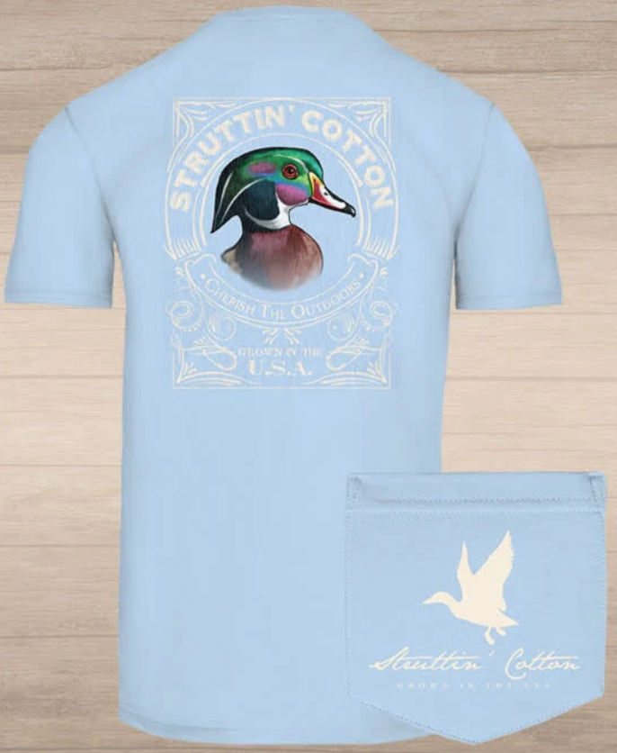 Wood Duck Cherish The Outdoors - Blue Sky