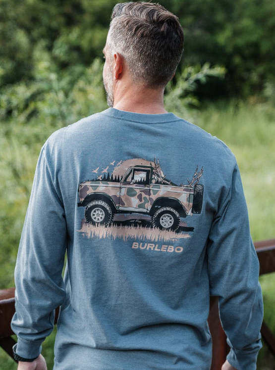 Loaded Down Bronco LS - Heather Blue Jean