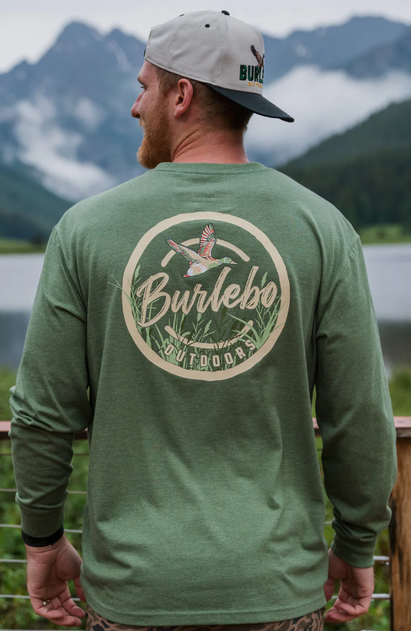 Burlebo Outdoors Circle LS - Heather Olive