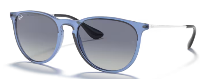 Erika Color Mix Transparent Blue w/ Blue Gradient Lense