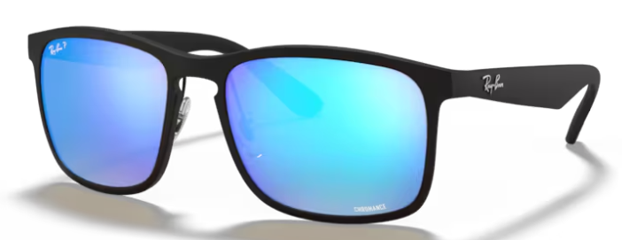 Chromance Matte Black w/ Blue Chromance Polarized