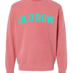Pigment Dyed Sweatshirt - Pink & Green