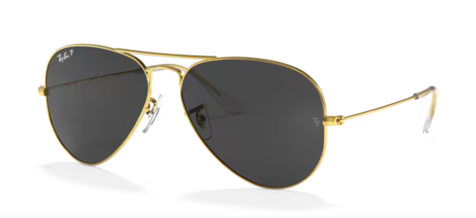 Aviator Large Metal Arista w/ Polarized Blue Lense