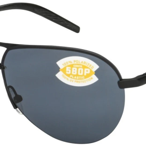 Helo Black Aviator Metal Matte Black / Gray 580P