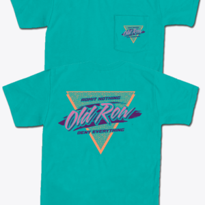 Retro Triangle Pocket Tee - Seafoam