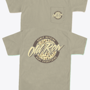 Duck Camo Circle Logo Pocket Tee - Sandstone