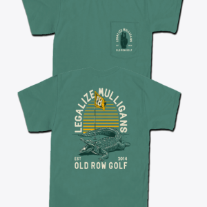 Legalize Mulligans Gator Pocket Tee - Green