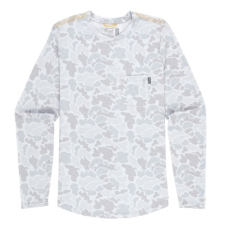 Women's Buxton Hagood LS Tee - Gray Camo