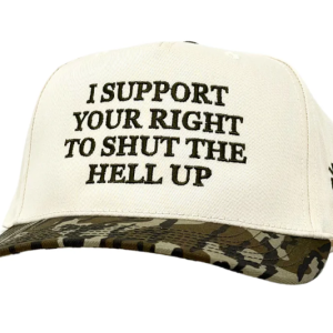MHC I Support Your Right To Shut The Hell Up Trucker Hat - Bottomland/Natural