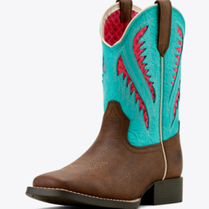 Youth Quickdraw VentTEK Western Boot - Rich Clay
